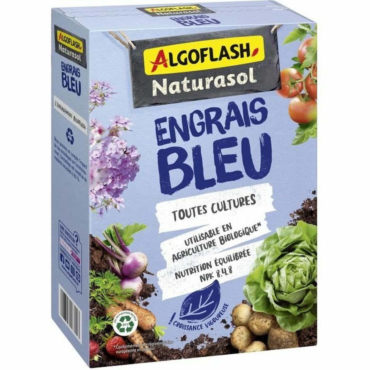 Organischer Dünger Algoflash 1,5 Kg – Verdea Garten